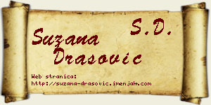Suzana Drašović vizit kartica